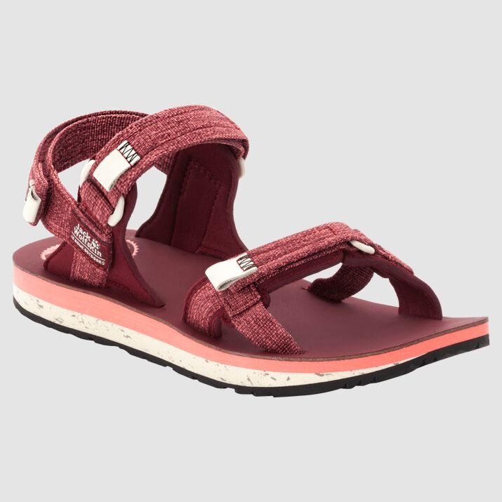 Jack Wolfskin Womens Outfresh Deluxe Sandals Burgundy 926487BRO